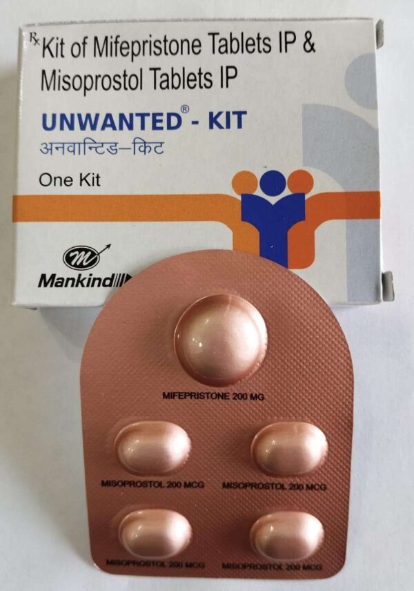 Unwanted Kit is a combination of two medicines, which is used for medical abortion (terminating a pregnancy)